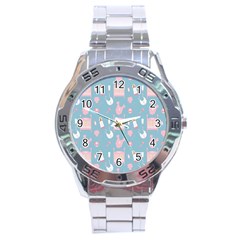 Baby Girl Accessories Pattern Pacifier Stainless Steel Analogue Watch by Mariart