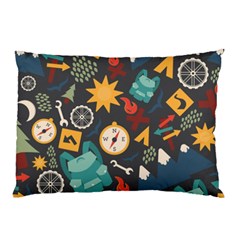 Compass Cypress Chair Arrow Wheel Star Mountain Pillow Case by Mariart