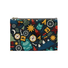 Compass Cypress Chair Arrow Wheel Star Mountain Cosmetic Bag (medium)  by Mariart