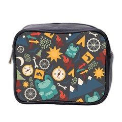 Compass Cypress Chair Arrow Wheel Star Mountain Mini Toiletries Bag 2-side by Mariart