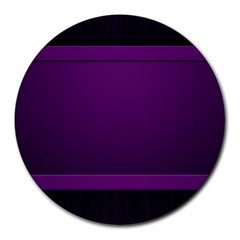 Board Purple Line Round Mousepads