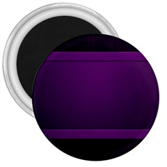 Board Purple Line 3  Magnets by Mariart