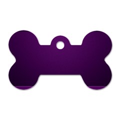 Board Purple Line Dog Tag Bone (one Side) by Mariart