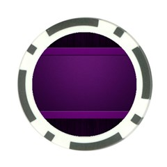 Board Purple Line Poker Chip Card Guard