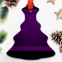 Board Purple Line Ornament (christmas Tree) 