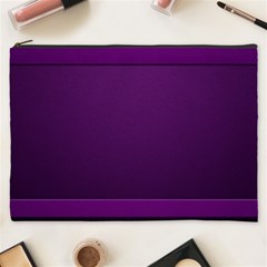 Board Purple Line Cosmetic Bag (xxxl)  by Mariart