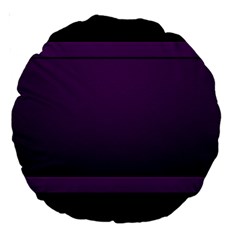 Board Purple Line Large 18  Premium Round Cushions by Mariart