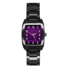 Board Purple Line Stainless Steel Barrel Watch by Mariart