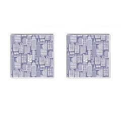 Building Citi Town Cityscape Cufflinks (square) by Mariart