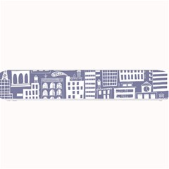 Building Citi Town Cityscape Small Bar Mats by Mariart