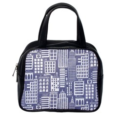 Building Citi Town Cityscape Classic Handbags (one Side) by Mariart