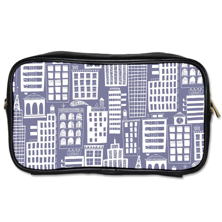 Building Citi Town Cityscape Toiletries Bags