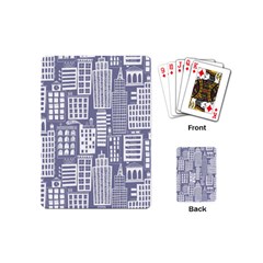 Building Citi Town Cityscape Playing Cards (mini)  by Mariart