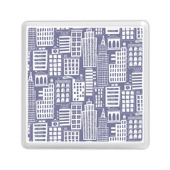 Building Citi Town Cityscape Memory Card Reader (square)  by Mariart