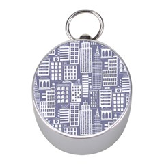 Building Citi Town Cityscape Mini Silver Compasses by Mariart