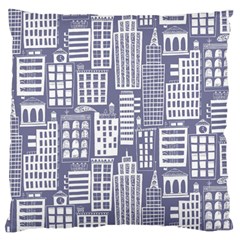 Building Citi Town Cityscape Standard Flano Cushion Case (two Sides) by Mariart