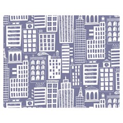 Building Citi Town Cityscape Double Sided Flano Blanket (medium)  by Mariart