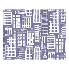 Building Citi Town Cityscape Double Sided Flano Blanket (large)  by Mariart