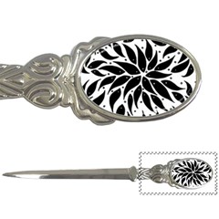 Flower Fish Black Swim Letter Openers by Mariart