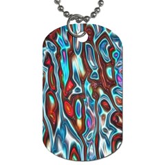 Dizzy Stone Wave Dog Tag (two Sides) by Mariart