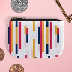 Geometric Line Vertical Rainbow Mini Coin Purses by Mariart