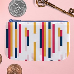 Geometric Line Vertical Rainbow Large Coin Purse by Mariart