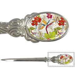 Flower Floral Red Green Tropical Letter Openers