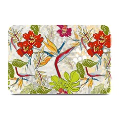 Flower Floral Red Green Tropical Plate Mats by Mariart