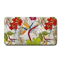 Flower Floral Red Green Tropical Medium Bar Mats by Mariart