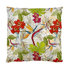 Flower Floral Red Green Tropical Standard Cushion Case (two Sides) by Mariart