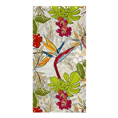 Flower Floral Red Green Tropical Shower Curtain 36  X 72  (stall)  by Mariart