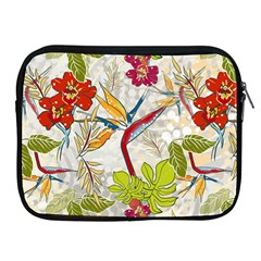 Flower Floral Red Green Tropical Apple Ipad 2/3/4 Zipper Cases by Mariart