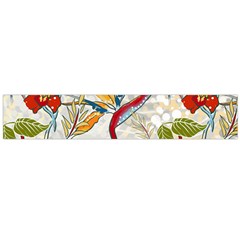 Flower Floral Red Green Tropical Flano Scarf (large) by Mariart