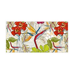 Flower Floral Red Green Tropical Yoga Headband by Mariart