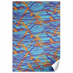 Geometric Line Cable Love Canvas 20  X 30   by Mariart