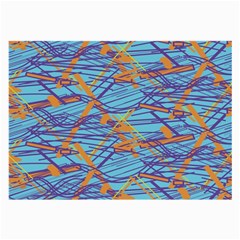 Geometric Line Cable Love Large Glasses Cloth (2-side)