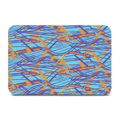 Geometric Line Cable Love Plate Mats by Mariart