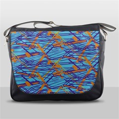 Geometric Line Cable Love Messenger Bags