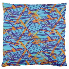 Geometric Line Cable Love Large Cushion Case (two Sides) by Mariart