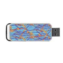 Geometric Line Cable Love Portable Usb Flash (two Sides)