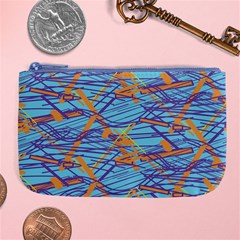 Geometric Line Cable Love Large Coin Purse by Mariart