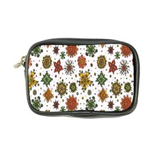 Flower Floral Sunflower Rose Pattern Base Coin Purse by Mariart