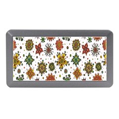 Flower Floral Sunflower Rose Pattern Base Memory Card Reader (mini) by Mariart