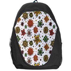 Flower Floral Sunflower Rose Pattern Base Backpack Bag