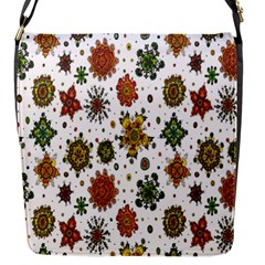 Flower Floral Sunflower Rose Pattern Base Flap Messenger Bag (s)