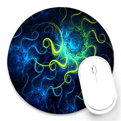 Electricsheep Mathematical Algorithm Displays Fractal Permutations Round Mousepads