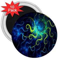 Electricsheep Mathematical Algorithm Displays Fractal Permutations 3  Magnets (10 Pack)  by Mariart