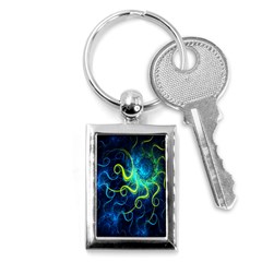 Electricsheep Mathematical Algorithm Displays Fractal Permutations Key Chains (rectangle) 