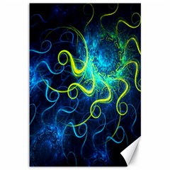 Electricsheep Mathematical Algorithm Displays Fractal Permutations Canvas 12  X 18   by Mariart