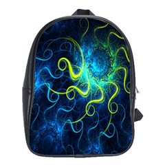 Electricsheep Mathematical Algorithm Displays Fractal Permutations School Bags(large)  by Mariart